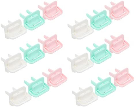 Uonlytech 18stücke Steckdosen-schutzabdeckungen Wasserdichte Schutzkappen Für Steckdosen Kindersichere Abdeckungen Mit Unsichtbarem Verschluss