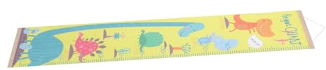 Toddmomy Höhenmesslatte für Kinderzimmer Abnehmbare Wachstumsdiagramm Wanddekoration Wunderschöner Höhenmessstab für Jungen und Mädchen Dino
