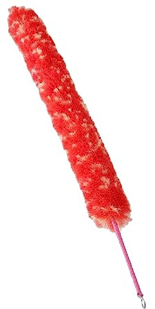 Supvox Rote Nylon Flötenreinigungsbürste mit Rutschfestem Griff zur Effektiven Reinigung Des Innenraums der Flöte Praktisches Piccolo Reinigungswerkzeug für Musiker
