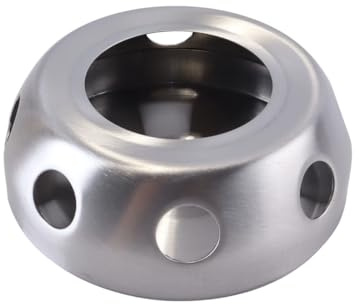 Qury Scaldavivande in acciaio inox adatto per caffè, tè, cibo, lumini e candele
