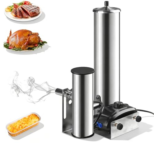 Générateur de Fumée Froide avec Pompe, Fumoir à Froid Inox 304, Générateur de Fumée Réglable avec Double Filtration pour Smoker Barbecue, Viande Poisson Fromage, Fumage Longue Durée 8-12H