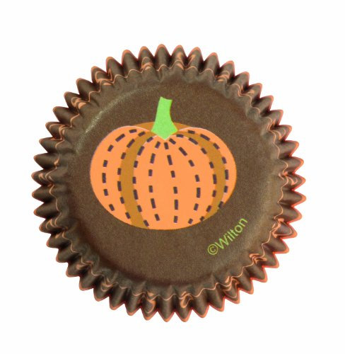 Wilton 100 Pirottini Mini Muffin Zucca Autunnale