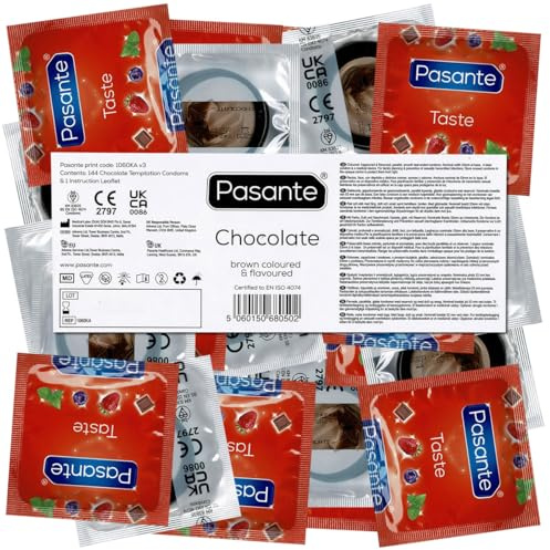 Pasante Healthcare Limited Schokolade Versuchung 144 's, Kondome – Sex Toys XXX