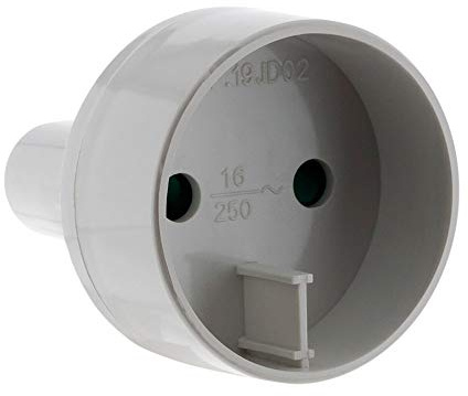 Zenitech-Adaptateur M US/F Euro Blanc - Zenitech