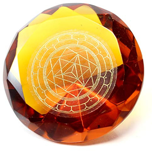 Tachyonen Diamant Merkaba orange 45 Energie Heilige Geometrie Metatron 2. Chakra I Urenergie I Chakrenarbeit I Energiearbeit I Heilsitzungen I