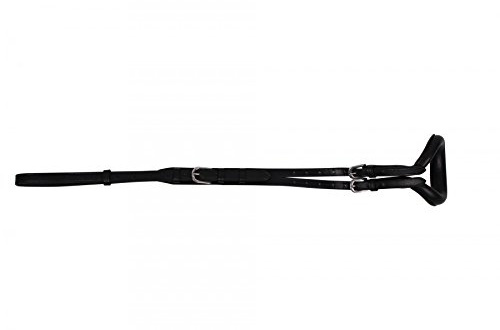 QHP Schweifriemen Leder schwarz Gr. Shetty