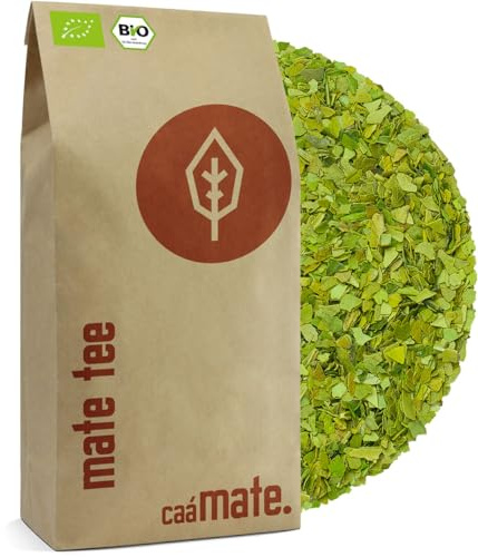 Yerba Maté Bio 1kg ● Feuilles Pures ● Maté Vert Non Fumé ● L’Original ● Sans Tiges ni Poudre ● Cultivé Traditionnellement