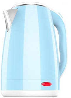 Bouilloire électrique Extinction Automatique Grande capacité 24 Heures d'isolation 1500 W Isolation de Purification Anti-brûlante intégrée Acier Inoxydable 2.0L Bleu