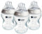 Tommee Tippee Baby Bottles, Natural Start Anti-Colic Baby Bottle with Slow Flow Breast-Like Teat, 260ml, 0m+, Self-Sterilising, Baby Feeding Essentials, Pack of 3