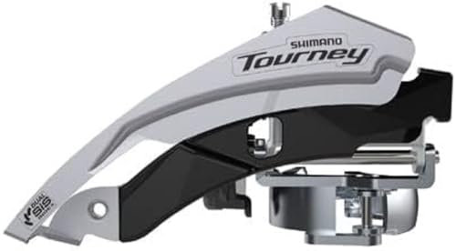 FD-TY600 Tourney Front Mech, Triple, Top Swing, Dual Pull, 66-69, für 42T, Schwarz