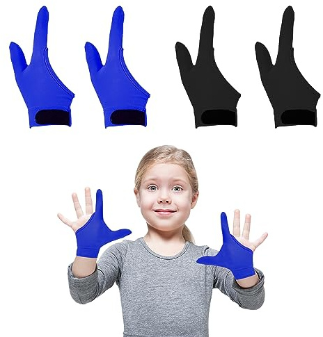 HYUXNT 4 guantes protectores para chupar el pulgar, guantes de compresión masticables para niños, guantes transpirables para morderse las uñas, para evitar chuparse el pulgar y morderse los dedos,
