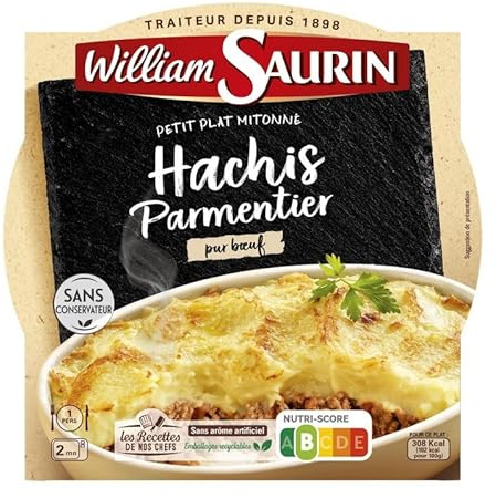 William Saurin - Hachis Parmentier Délicieux - Prêt à déguster - 300g - Lot De 4