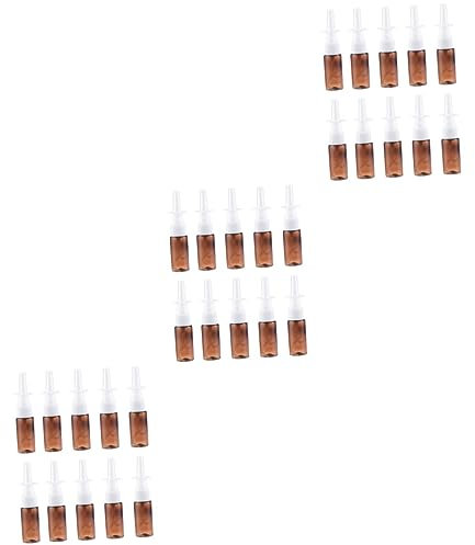 minkissy 45piezas Botellas De Spray De Reutilizables Pulverizadores Portátiles Para Perfume y Aceites Botellas Transparentes Tapa De Seguridad y Prácticas Para