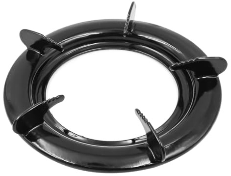 NUZAMAS Wok-Ring für Gasherd, Rutschfester Gusseisen-Herd-Wok-Stützring für die Küche, Fünf-Klauen-Wok-Rack, Brennerrost, Ersatzteile, Pfannenstütze, Ständer