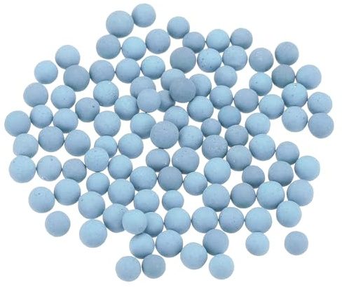 QUARKZMAN Ciottoli d'Argilla 3-5mm 0.22 Lbs Blu Palline in Vaso da Giardinaggio per Coltivazione Idroponica, Forniture per Vasi, Decorazioni Bonsai