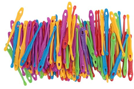 Ohrstöpsel, Ohrenschmalz-Entfernungsset, 200 Stück, Kunststoff-Ohrlöffel, Ohrstöpsel, Ohrreinigungslöffel, abgerundete Ohrenschmalz-Kürette, Ohrenschmalz-Entferner-Werkzeuge