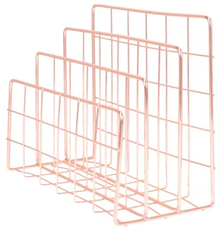 SHOWERORO Zeitschriftenständer Aus Metall Mehrzweck-lagerregal Posthalter-wandhalterung Lagerregal Für Arbeitszimmer Schlafzimmer Büro Oder Zuhause