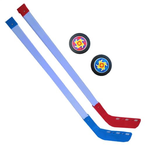 Eishockeyschläger – Hockeyschläger | Kinder-Hockeyschläger | Kinder-Streethockeyschläger und Ball-Set, Eishockeyschläger für Kinder, Straßenhockeyschläger und Ball-Set mit Netz, Kinder-Hockeyschläger