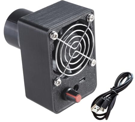 Einstellbare Geschwindigkeit 60 Lüftergebläse Mit USB Kabel 5.5x2 1 Mm Für Camping Kühlung Sport BBQ Starter