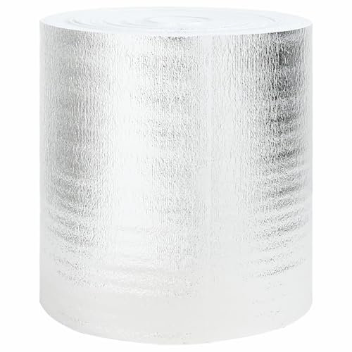 vidaXL Riflettore di Calore per Radiatore 0,5 x 50 m in Polietilene per un'Efficienza Ottimale. Perfetto per Gli Ambienti Interni con Finitura Lucida. Facile da Montare e Ottimo per Risparmiare sul R
