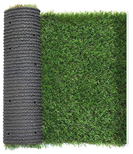 KARAT Sky Kunstrasen 100x500 - Höhe 18mm Wetterfester Outdoor Rasenteppich Meterware - Grasteppich - Rollrasen - Kunststoffrasen - Rasen für Balkon & Garten Rasen, Terraza