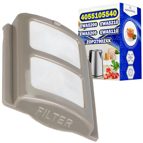 MONTERAL Filtro Descalcificador para Hervidor Agua Electrico con Código Original 4055105540 para Electrolux para AEG EWA5200 EWA5210 EWA5110 EWA5205 para Zanussi ZOP27902XK