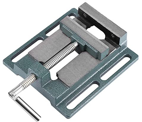 HAUTFENM Étau de perceuse à 4 piliers, étau d'établi pivotant, Pince de perceuse à Colonne, Outil ou mâchoire, établi d'atelier, Pince d'établi, Table d'ingénieur
