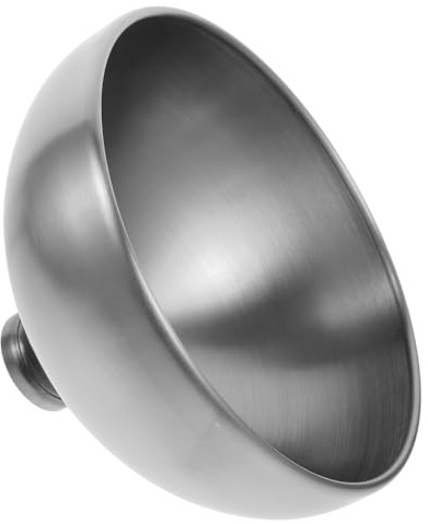BESPORTBLE Couvercle Rond en Acier Inoxydable 17 CM Argenté – Cloche à Pâtisserie Multifonction Fondre Fromage et Beurre Badigeonner Steaks Conserver Chaleur Service et Présentation