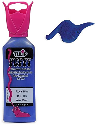 Tulip Dimensional Fabric Paint 1-1/4 Ounces-Puffy-Royal Blue