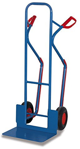 tube d'acier diable avec une grande pelle Charge (kg) : 250ral 5010 Bleu gentiane