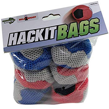 DENDAWEN Hacky Säcke von bulzibucket – 8 Pk. Hand Woven Hacky Sacks für bulzibucket – Next Generation Cornhole Spiel, auch verwendet für Hand Jonglieren, & Fuß Volley 's.