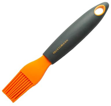Fackelmann Soft Pincel de Silicona, Pincel de Cocina, Pincel de Repostería, Brocha para Untar Aliños y Coberturas, Mango Antideslizante, Alta Resistencia al Calor hasta 230ºC, 19 x 3 cm, 1 ud