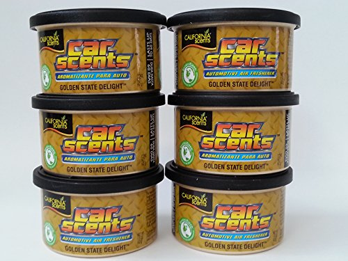 Car Scents California Golden State Delight Lufterfrischer 6er Sparpack - Set
