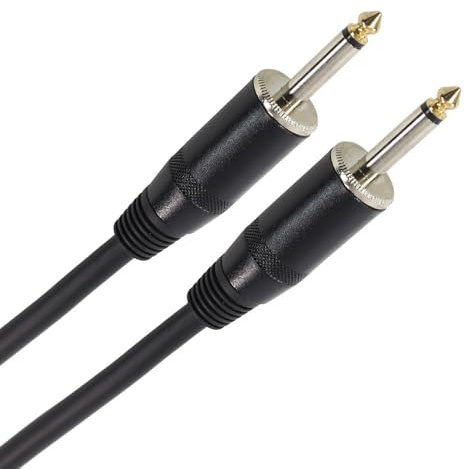 Plugger Câble Jack mâle/mâle 1.5 mm/6 m Noir