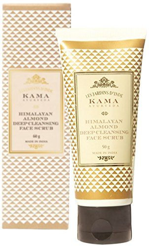 Kama Ayurveda Himalyan Mandel Tiefenreinigendes Gesichtspeeling für Herren, 50 g von Snehgal Store