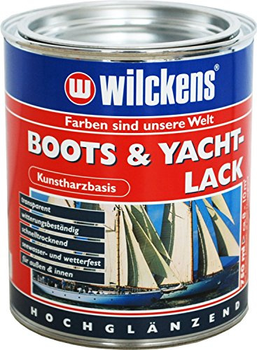Kunstharzlack inkl. Pinsel zum Auftragen (Boots & Yachtlack 2.5 Liter)