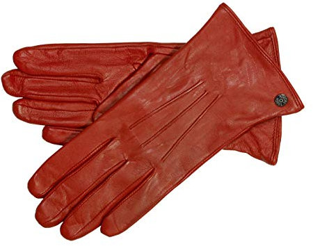 Roeckl Smart Classic Nappa Damenhandschuh mit Touchfunktion - Rot (445) - 19 cm (7)