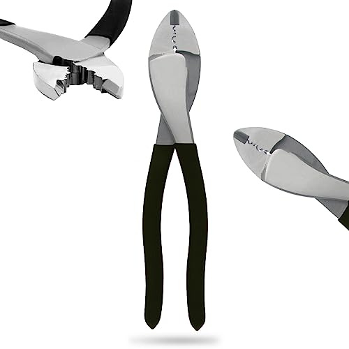 AAProTools 8-Inch Wire Crimping Tool | Electrician's Terminal Crimp Pliers with Cutter are Designed for Insulated and Non-Insulated Connections | Forged from High Stainless Steel | Laser Heat-Treated