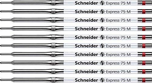 Schneider Express 75 M Kugelschreiber Mine (dokumentenecht) 10er Packung (rot)