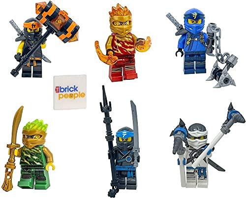 LEGO Ninjago Forbidden Spinjitzu Combo Pack (with Weapons) - Lloyd Zane Jay NYA Cole Kai