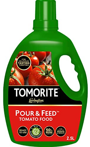 Miracle-Gro Levington Tomorite Pour and Feed Liquid Tomato Food, 2.5L
