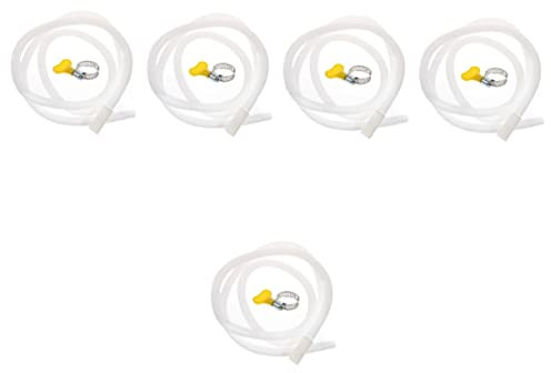 DOITOOL 5pcs Mini Split Drain Hose Ac Drain Hose Mini Split Air Conditioner Pipe for Window Air Conditioner Systems Flexible Tubing Extension Random Color
