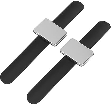 STOBOK 2stücke Magnetverschluss Ohrfeigenarmband Aus Silikon Mit Quadratischem Design Magnetische Armbänder Für Friseurbedarf Und Näharbeiten Praktische Accessoires