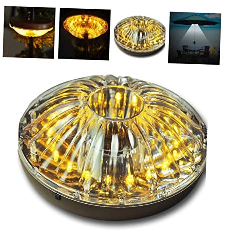 Gadpiparty Lampe Kabellos Mit Leds Lumen Abnehmbar Für Terrassenschirmmast Campingzelt Notlicht Warmweiß Tragbar Für Garten Und Outdoor-aktivitäten