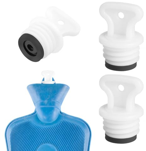 FRCOLOR Pack of 2 Hot Water Bottle Stoppers Hot Water Small Rubber Stoppers Washers Bottle Reusable Rubber Hot Bag Medium Bag