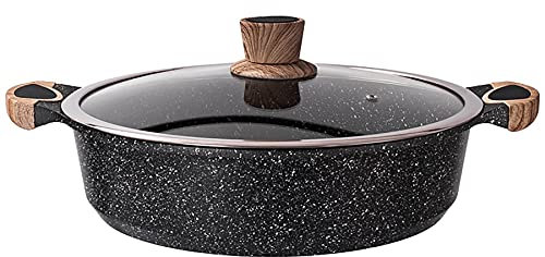OHaGin Suppentopf/Einzelgeschmack-Hot Pot, Stein-Antihaft-Topf, Multifunktions-Shabu-Shabu-Induktionsherd mit großer Kapazität (Größe: 26 cm) (26 cm)