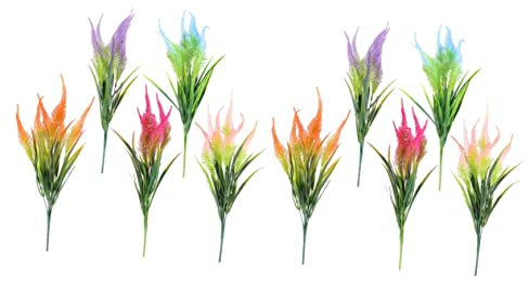 PRETYZOOM 2stücke Bundles Künstliche Pflanzen Für Hochzeitsdekoration Realistische Fake Aloe Und Hunde Schwanzgras Für Partys Wohnräume Und Feste Mixed Colors