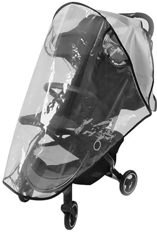 ROMIRUS Protections pluie et vent Housse de Habillage pluie pour Poussettes GB Pockit 3S 2S 3C Plus Air QBIT All City Terrain Series