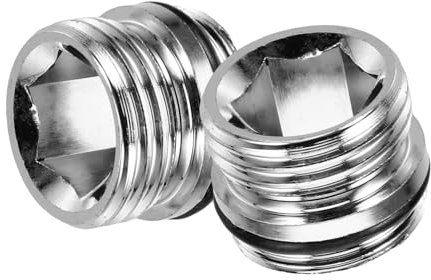 KONTONTY Adaptadores De Grifo De Cocina 2 Piezas para Manguera, Válvula De Tanque Rosca Precisa 1 Doble Cabeza 20mm a 4/5, Kit Adaptador para Lavabo y Jardín