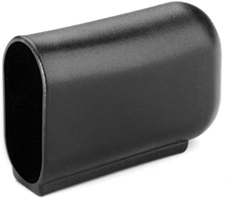 4X Fussstopfen Gleiter Kappen Abdeckkappen Oval für Tischbeine, Kunststoff, Schwarz (35 x 20 mm)